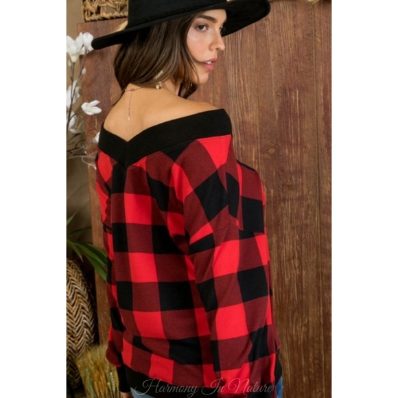 Buffalo Plaid Top - Picture 7 of 10